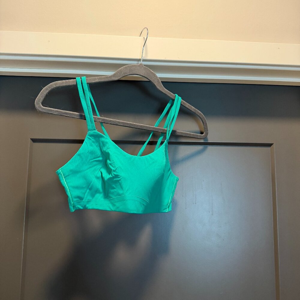 Green Like a Cloud Sports bra